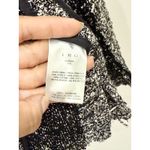 IRO Chada Tweed Boucle Knit Raw Hem Open Front Blazer Jacket Gray Women's Size 2 Photo 5