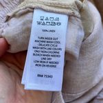 Tahari  100% Linen European Flax Wide Leg Pull On Pants with Pockets Photo 3