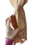 Kori America Leopard Print Ruffle Romper Size Small Orange Photo 3