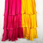 Anthropologie Anthro Pinnacle By Shruti Sancheti Mockneck Colorblock Ruffle Dress Size XL NEW Photo 10