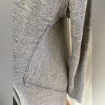 Free People Ventura Drippy Raglan Thermal Top Womens XS Gray Waffle Knit Shirt Photo 3