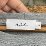 ALC Frank Alc Ruffle Sleeve Grey Sweater medium Photo 2