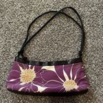 Y2k Purple & white floral shoulder bag Photo 2