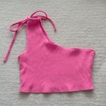 Aerie  One-Shoulder Ribbed Crop Top Photo 0