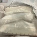 White Chunky Sole Sneakers Size 8 by Lisa Vicky Photo 3