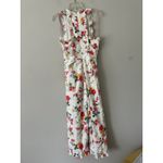 Gal Meets Glam  Beverly Cotton Floral Cropped Jumpsuit Size 6 Cute Preppy Party Photo 1