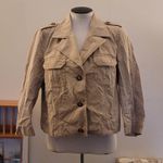 Old Navy 🔥SALE🔥 Tan Khaki Button Front Jacket L Photo 9