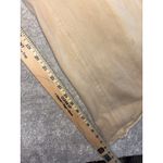 risen tan flare jeans raw hem 28 stretch distressed spots shown on leg Brown Photo 10