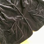 Sunny Leigh Velour Two Button Blazer, Brown, Size 18W Photo 4