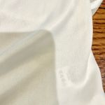 George ME NWT By Mark Eisen IVORY Long Sleeve ruffled Button Down shirt xL White Photo 16