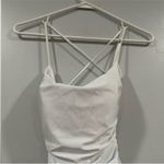 La Femme  28296 White Tie Back Dress 2 Photo 2