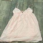 Princess Polly  Pink Babydoll Dress Sleeveless Spaghetti Strap Photo 0