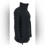 ROSSIGNOL Down Puffer Parka Black Full Zip Coat Jacket Quilted FR42 size Small Photo 2