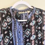 Anthropologie Holding Horses Boho Prairie Moon Mixed Media Tunic Dress S 1849 Photo 5