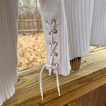 Ralph Lauren Lauren  Women's Vintage White Pullover Sweater Size L Photo 2