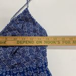 American Eagle  Outfitters Sundress Maxi Dress Sz 6 Blue Boho Cottagecore VNeck Photo 8