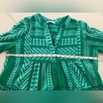 Devotion TWINS Green Patterned Dress Size M Photo 5