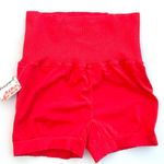 NWT Free People Movement Womens Shorts Tomato Red Good Karma Size XS Small Photo 2