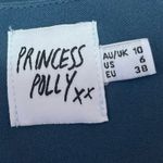 Princess Polly  Blue Sleeveless Square Neck Cami Camisole Tank Crop Top Size 6 Photo 2