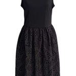 Grace Karin NWT  Sleeveless Black Eyelet Lace Midi Dress size Medium Photo 0