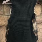INC Chic Faux Fur Vest Black Size undefined Photo 1