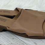 NWT Deadstock Vintage Faded Glory Leather Slide Sandals Size 6 Tan Photo 1