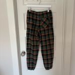 Aritzia TNA Plaid Jogger Sweatpants Photo 1