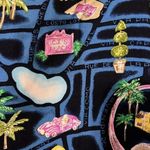 Caribbean Joe  small womens blouse tropical palm tree c.j.’s beach cabana summer Photo 3