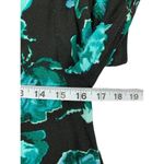 Mink Pink Women's Turquoise & Black Floral Dress Photo 3