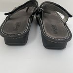 Alegria  Carina CAR-601 Black Slip On Sandals Silver Heart Womens 40 / 9.5-10 Photo 3