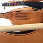 Matiko Lori Slingback Pointed Toe Shoes Green Tartan Plaid NWB Size 37 Photo 6