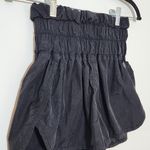 Free People Black Women's Shorts Size Small The Way Home Black Athletic Shorts Photo 3