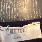 Peach Love Women's Bohemian A-Line Dress S Blue Geometric Embroidered V-Neck Photo 7