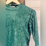 ZARA  Women Mini Green Sequin Dress NWT Photo 7