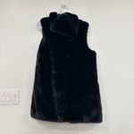 J. McLaughlin  Vail Vest NWT XS Faux Fur Hood Button Sleeveless Outerwear Fuzzy Photo 7