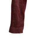 Arizona Women's Red Ribbed Long Sleeve Cropped Top Size M Photo 3