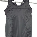 prAna Charcoal Built In Bra Athletic Work Out Tank Top Pullover Size M Photo 0