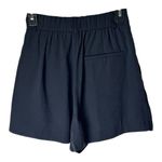 ZARA  Shorts Women XS Black High Rise Pleated Front Short Gothic Preppy Outdoor‎ Photo 1