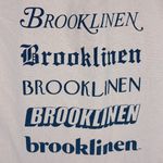 Brooklinen tote bag in Oatmeal & Navy Blue NWOT! Tan Photo 2