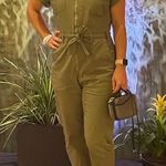 Marissa Webb X RTR Dolman Utility Jumpsuit Size 6 Green Photo 10