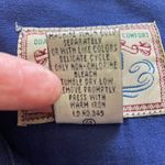 Gitano Dress Large Navy Blue Pearl Snap Denim Western Long Sleeve A Photo 9