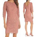 Eliza J Lace Sheath Dress Size 6 Pink Photo 1