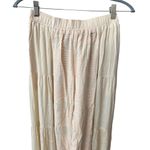 Umgee cream ivory bohemian tiered loose high waist palazzo pants harem Photo 2