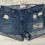 frame denim  Women's Le Cutoff Denim Jean Shorts Size 30. Distressed Photo 0