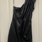 EXPRESS Black Leather Dress Photo 2