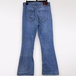 ZARA Bootcut Flared Blue Jeans Denim Women's Size 10 Classic Western Retro Cute Photo 4