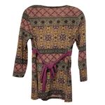 Moa Moa  Babydoll Large Top Blouse Vneck Tie Back Fairy Grunge 90s Whimsy Romance Photo 4