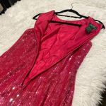 Ralph Lauren Lauren Vintage Silk Sequin Sheath Dress in Pink Size 6 Photo 5