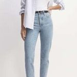 Everlane  90’s cheeky rigid straight raw hem vintage wash jeans sz 32 Photo 0