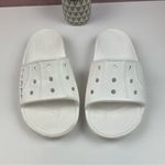 Crocs Solid White Slip On Sandals Shoes Casual Women Size 8 Photo 2